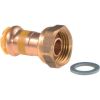 Raccord droit gaz écrou tournant - Ø 28 mm - F 1" - 400 mbar - VSH SudoPress - Aalberts