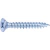 Vis bois zinguée tête fraisée PZ3 - Ø 6 mm - 45 mm - Boîte de 250 - Fixpro