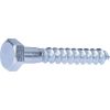Vis tirefond acier zinguée tête hexagonale - Ø 6 mm - Longueur 40 mm / Filetage 24 mm - Boîte de 100 - Fixpro