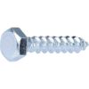 Vis tirefond acier zinguée tête hexagonale - Ø 8 mm - Longueur 40 mm / Filetage 24 mm - Boîte de 100 - Fixpro