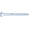 Vis tirefond acier zinguée tête hexagonale - Ø 8 mm - Longueur 100 mm / Filetage 60 mm - Boîte de 20 - Fixpro