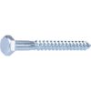 Vis tirefond acier zinguée tête hexagonale - Ø 10 mm - Longueur 100 mm / Filetage 60 mm - Boîte de 10 - Fixpro