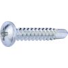 Vis tôle zinguée autoperceuse tête ronde PH - Ø 4,2 mm - Longueur 22 mm - Boîte de 300 pièces - Fixpro