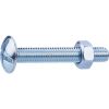 Boulon poêlier zingué tête large ronde PH - Ø 6 mm - Longueur 40 mm - Boîte de 100 pièces - Fixpro