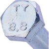 Boulon tête hexagonale classe 8.8 zingué - Ø 8 mm - Longueur 40 mm / Filetage 22 mm - Boîte de 50 pièces - Fixpro