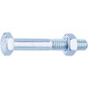 Boulon tête hexagonale classe 8.8 zingué - Ø 6 mm - Longueur 30 mm / Filetage 18 mm - Boîte de 100 pièces - Fixpro