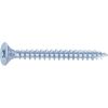 Vis bois zinguée tête fraisée PZ2 - Ø 5 mm - 50 mm - Boîte de 250 - Fixpro