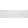 Grille aluminium naturel - 300 mm - À encastrer - Série 381/80 - Renson