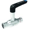Vanne à bille avec tige allongée - Xpress Carbone - Aalberts integrated piping systems - FF Ø 18 x 18 mm