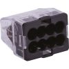 Mini borne de connexion noir - 8 x 2 mm² - Vendu par 60 - SIB