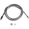 Flexible mitigeur chromé - connexion F 1/2" M 3/8" - 1 m - Disflex