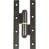 Paumelle standard droite noire - 190 mm x 80 mm - Clemenson