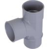Té PVC 87°30 - Nicoll - MF Ø 50 mm - Double emboîture