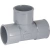Té PVC 87°30 - Nicoll - FF Ø 40 - Triple emboîture