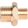 Raccord laiton hexagonal réduit à visser - M 1"1/2 à visser - M 2" - Sobime