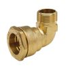 Coude laiton 90° - M 1/2" - Ø 20 mm - Arco