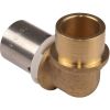 Raccord PER coudé 90° à sertir - PER Ø 12 mm - Cuivre Ø 14 mm - PB Tub