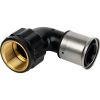 Coude multicouche à visser - Femelle 1" 1/2 - Diamètre 50 mm - PVDF - Henco