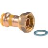 Raccord droit gaz écrou tournant - Ø 16 mm - F 1/2" - 400 mbar - VSH SudoPress - Aalberts