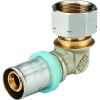 Raccord multicouche coudé 90° à visser - Ø 26 mm - Écrou tournant F 3/4"- RBM