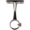 Support de tube rond zamack chromé - 20X60 mm - Duval
