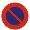 Panneau rond - station interdit - Outibat