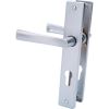 Poignée de porte sur plaque Flex - Clé I - Vachette