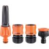 Kit d’arrosage lance ABS - Jet réglable - Raccords Ø 13 / Ø 15 mm avec nez de robinet - Claber