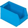 Bac de rangement empilable bleu à bec - 10 L - 35 x 21 x 20 cm - Systembox SB - TOOD