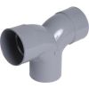 Coude PVC 87°30 double - Nicoll - FF Ø 100 mm - Double emboîture