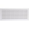 Grille d'aération blanche - 108 x 254 mm - Avec moustiquaire - Girpi