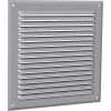 Grille d'aération à auvent aluminium anodisé - Forme carrée - 100 x 100 mm - Anjos