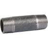 Raccord acier noir droit à visser - M 3/4" - 60 mm - Atusa