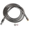 Flexible mitigeur chromé - connexion F 1/2" M 3/8" - 2 m - Disflex