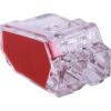 Mini borne de connexion rouge - 2 x 2 mm² - Vendu par 150 - SIB