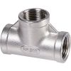 Raccord inox en T à visser - F 3/8" - Sféraco
