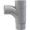 Té PVC 87°30 - Nicoll - FF Ø 50 - 40 - 50 mm - Double emboîture
