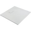 Receveur de douche extra-plat - 180 x 80 cm - SMC blanc effet pierre - Gaïa - Odyssea