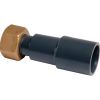 Raccord union mixte PVC pression - F Ø 32 mm - Écrou tournant laiton F 1" - Nicoll