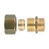 Raccord bicône droit laiton - M 1/4" - Ø 10 mm - Riquier