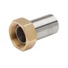 Raccord gaz 2 pièces droit  - Spécial gaz naturel - Tube acier Ø 26,9 mm - F 1" - Banides et Debeaurain