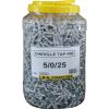 Chevilles à frapper collerette plate Tap vis - Ø 6 x 60 mm - Seau de 800 pièces - ING Fixation