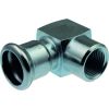 Raccord équerre 90° - FF Ø 28 mm - 1/2" - Xpress Carbone - Aalberts integrated piping systems