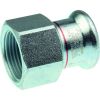 Raccord droit -FF Ø 35 - 3/4" - Xpress Carbone - Aalberts integrated piping systems