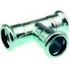 Raccord té égal à sertir - FFF Ø 22 mm - Xpress Carbone - Aalberts integrated piping systems