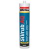 Colle silicone noire spécial aquarium - Cartouche de 310 ml - Silirub aq - Soudal