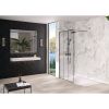 Paroi de douche italienne fixe 120 x 200 cm - Verre Atelier 6 mm - Profilé noir mat - Solo Design - Kinedo