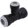 Té PE 90° réduit à emboîtement - Ø 40 mm - Ø 25 mm - Ø 40 mm  - PN16 - Série 1 - Plasson