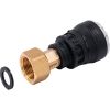 Manchon PE à emboîtement - Ø 32 mm - Écrou tournant laiton F 1"1/4 - PN16 - Série 1 - Plasson