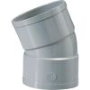 Coude PVC 22°30 - Girpi - FF Ø 32 mm - Double emboîture